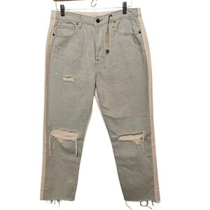 NWT Hidden Jeans Tracey Two-Tone High Rise Straight Leg Jeans Size 30